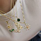 Collar Bañado en Oro Diseño Mariposa - Miniatura 2