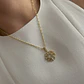 Collar Bañado en Oro Diseño Sol  - Miniatura 1
