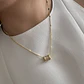 Collar Bañado en Oro Diseño Destello  - Miniatura 1