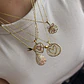 Argollas Bañadas en Oro 18k Diseño Enamorados  - Miniatura 2
