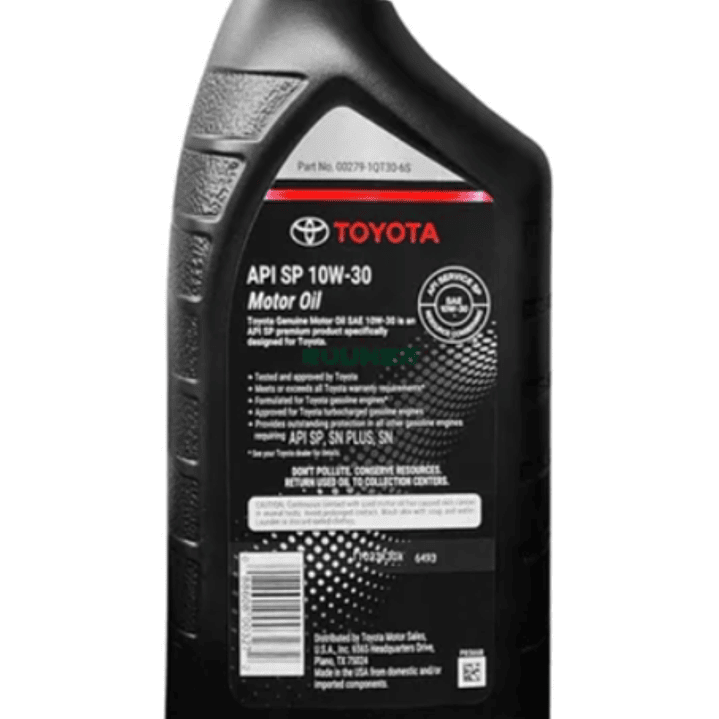 Aceite Original Toyota 10w-30 Motor Bencinero 1 litro 1
