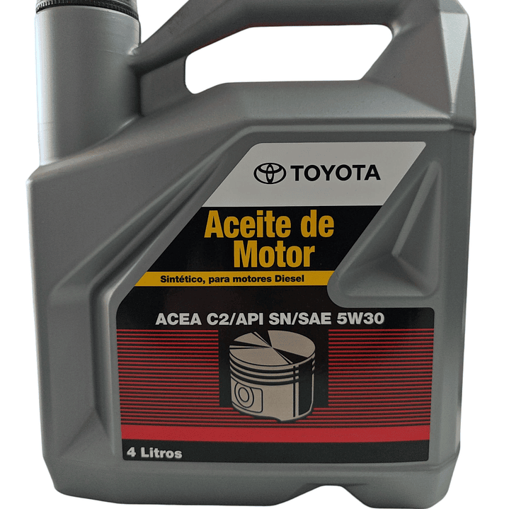 Aceite Motor Toyota 5w-30 4 Lt Diesel Acea C2/api 2
