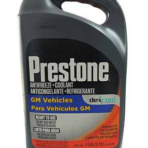 Anticongelante Prestone Gm Dex-cool Extended Life 1gl Listo