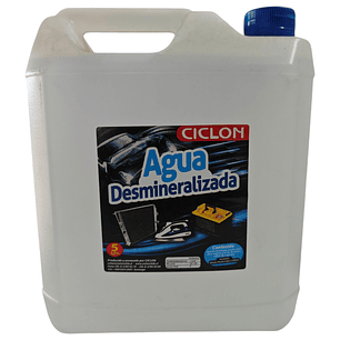 AGUA DESMINERALIZADA 5 LITROS