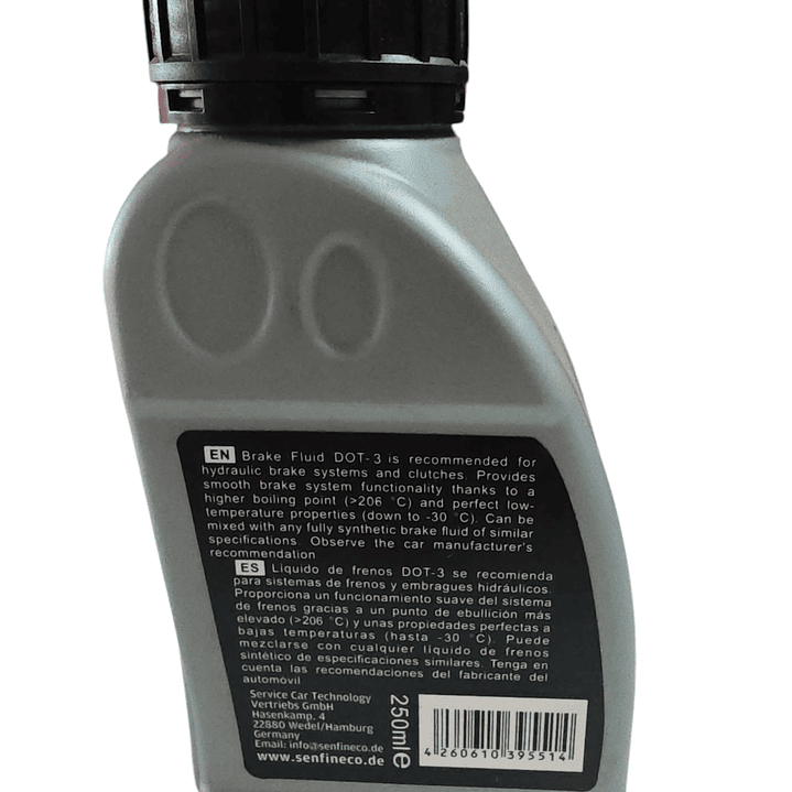 LIQUIDO FRENO SENFINECO DOT-3 250 ML 2