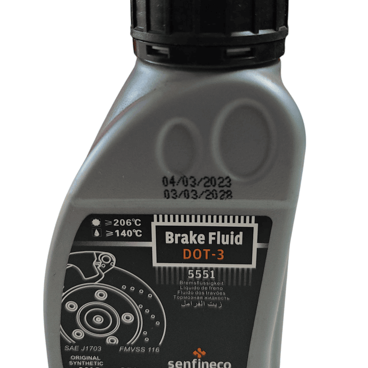 LIQUIDO FRENO SENFINECO DOT-3 250 ML 1