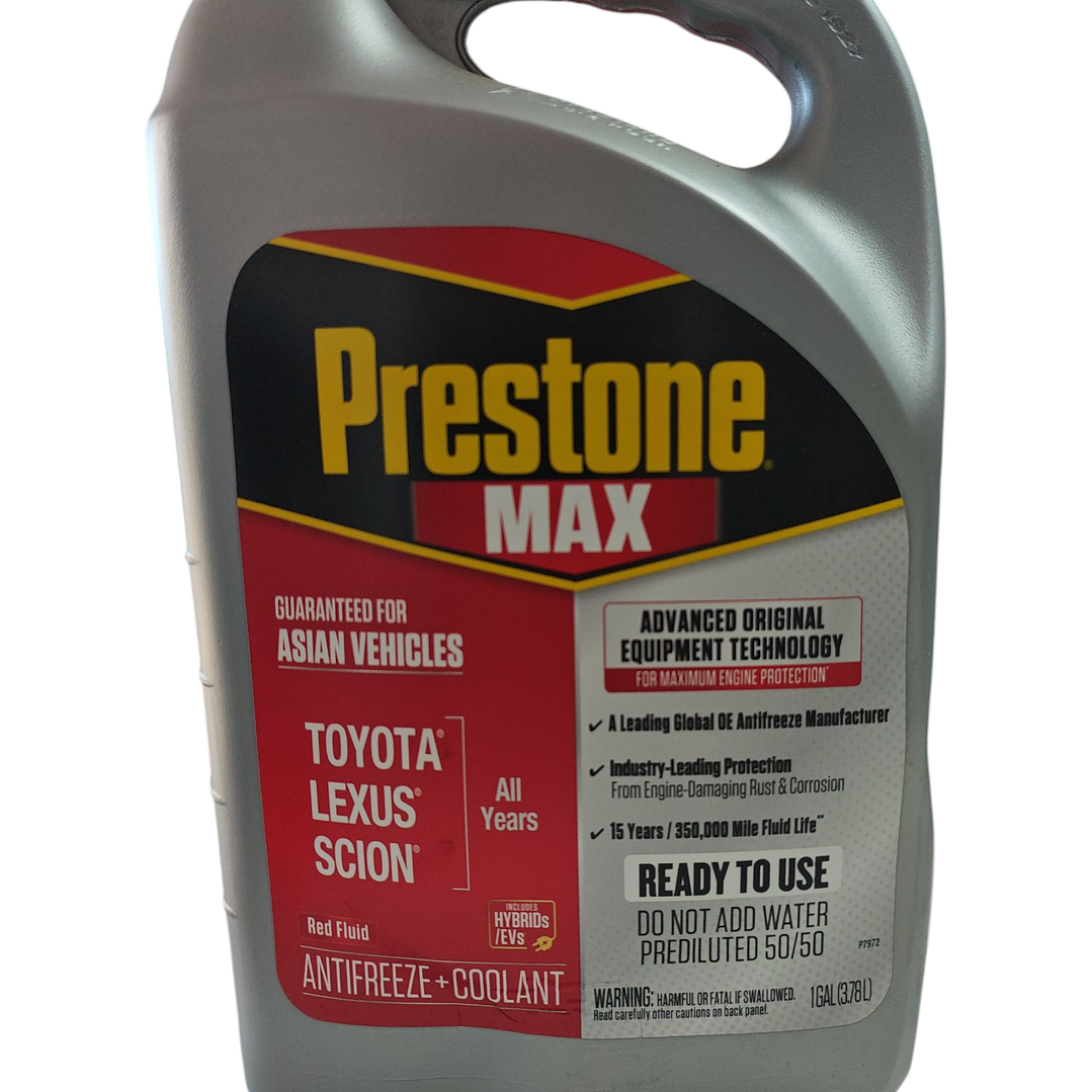 PRESTONE MAX ROJO VEHICULOS ASIATICOS 3.78 LITROS 1