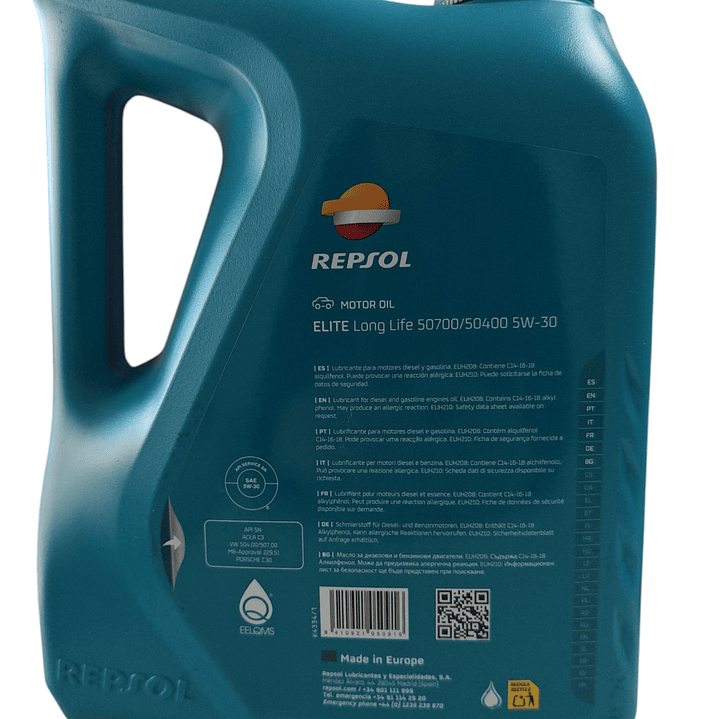 ACEITE REPSOL 5W-30 4 LITROS 2