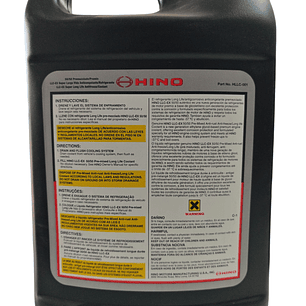HINO LLC-EX Super Long Life – Anticongelante/Refrigerante 3.78 LITROS