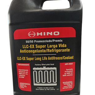 HINO LLC-EX Super Long Life – Anticongelante/Refrigerante 3.78 LITROS
