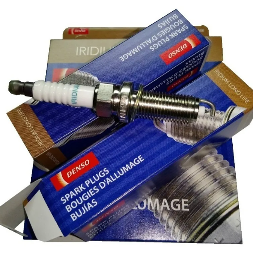 Pack 4 Bujías Denso Iridium para Toyota Yaris 2014-2017  1