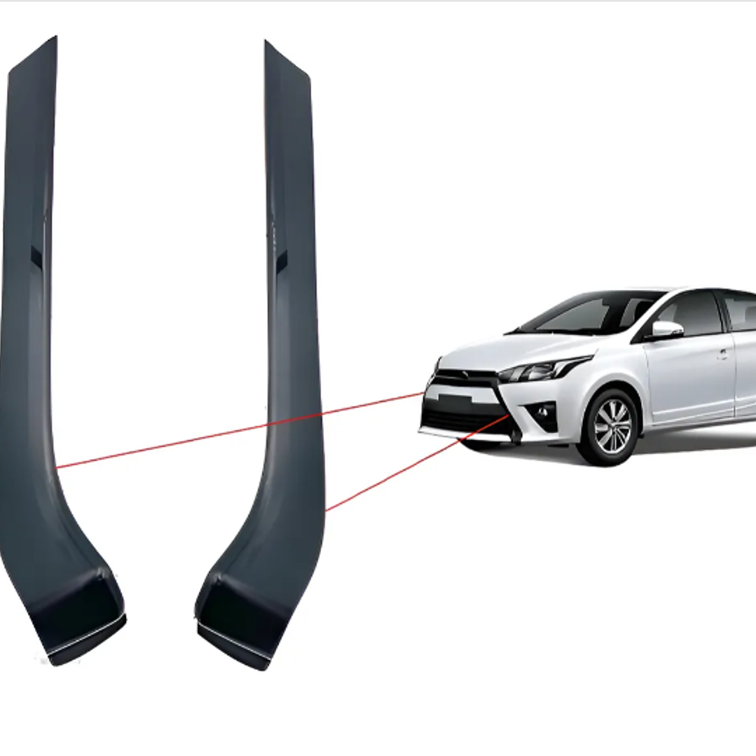 Moldura Parachoque Toyota Yaris SPORT 2015-2017 PAR (IZQ Y DER) 1