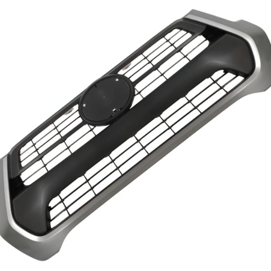 Máscara Delantera Negra / Gris Plata Toyota Hilux Revo 2021-2024 2