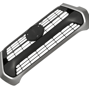 Máscara Delantera Negra / Gris Plata Toyota Hilux Revo 2021-2024