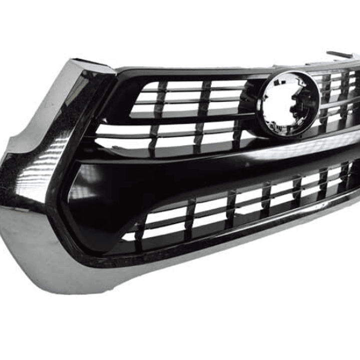 Máscara Delantera Negro–Cromada Toyota Hilux Revo 2021-2024 2