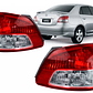 Par de Faros Traseros Toyota Yaris Sedán 2006-2013 - Miniatura 1