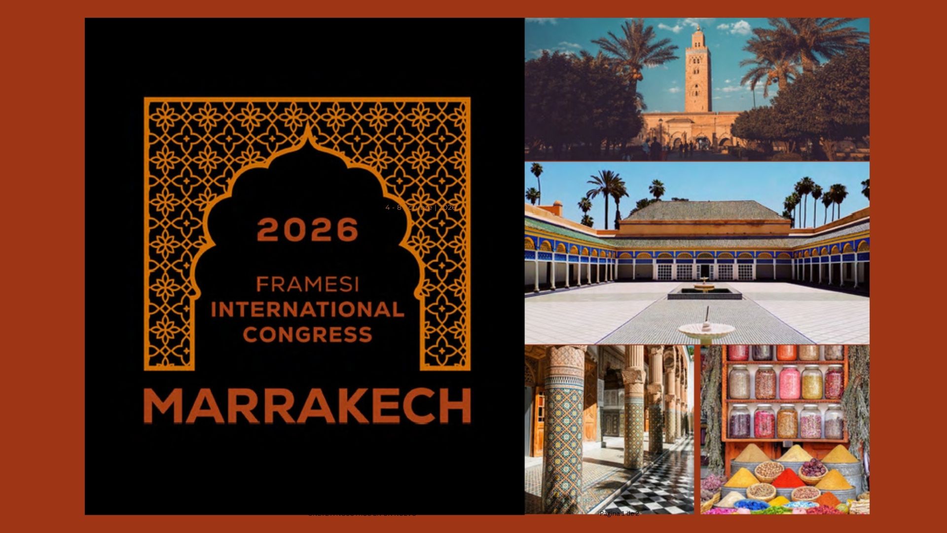 Framesi International Congress - Marrakech 2026