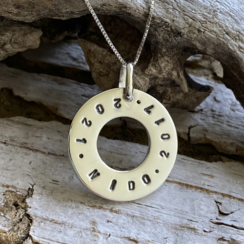 Collar círculo personalizado