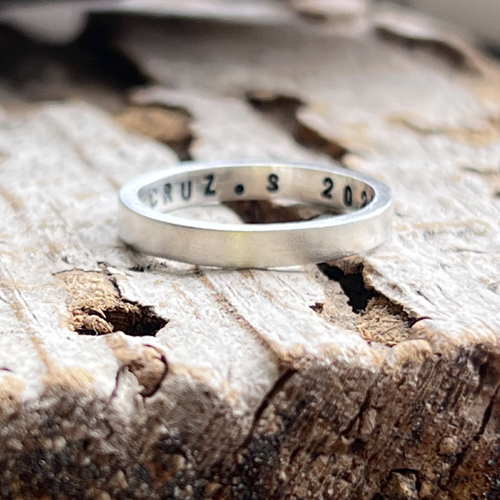 Anillo personalizado