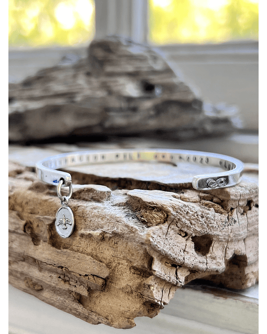 Esclava de plata personalizada