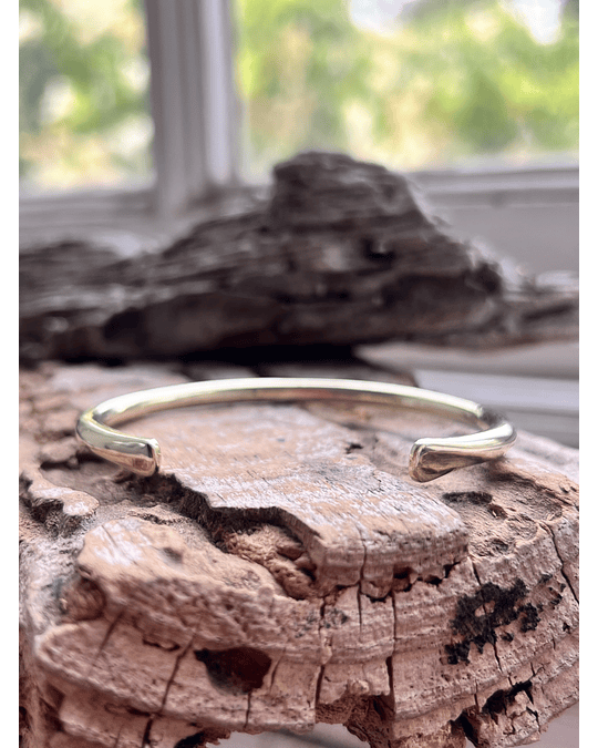 Esclava xl redonda dorada