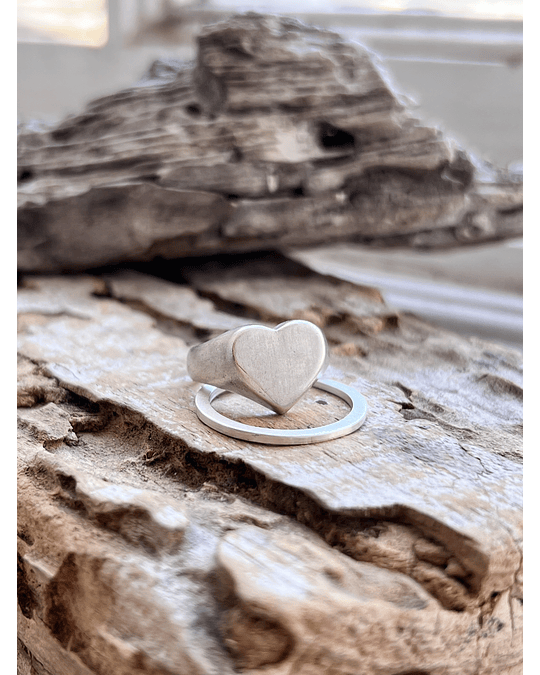anillo corazón