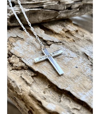 Cruz personalizada nombre fecha