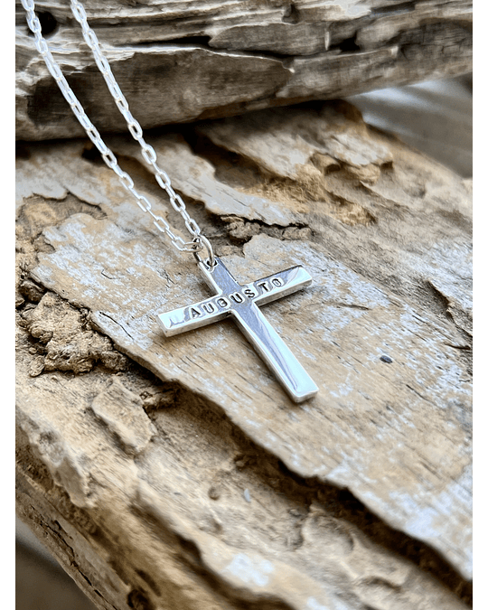 Cruz personalizada nombre fecha