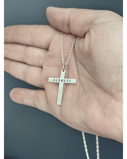 Cruz personalizada nombre fecha