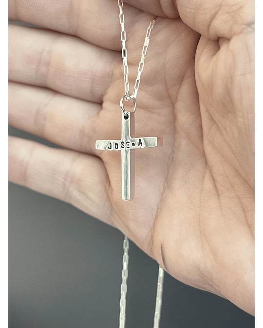 Cruz personalizada nombre fecha