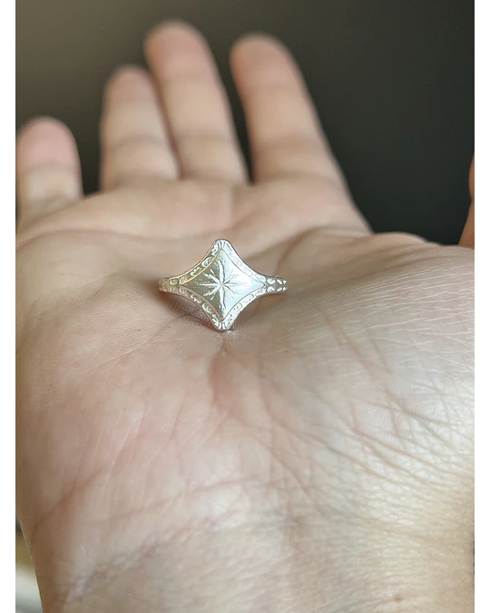 Anillo clarita plata