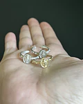 Anillo drenario virgen plata