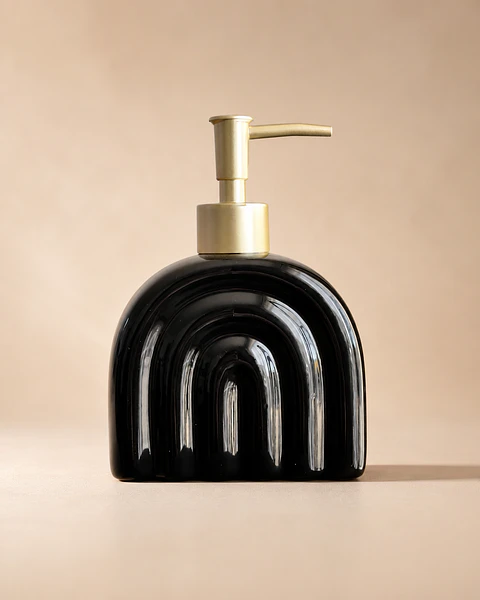 Dispensador de Jabón Arcoiris negro