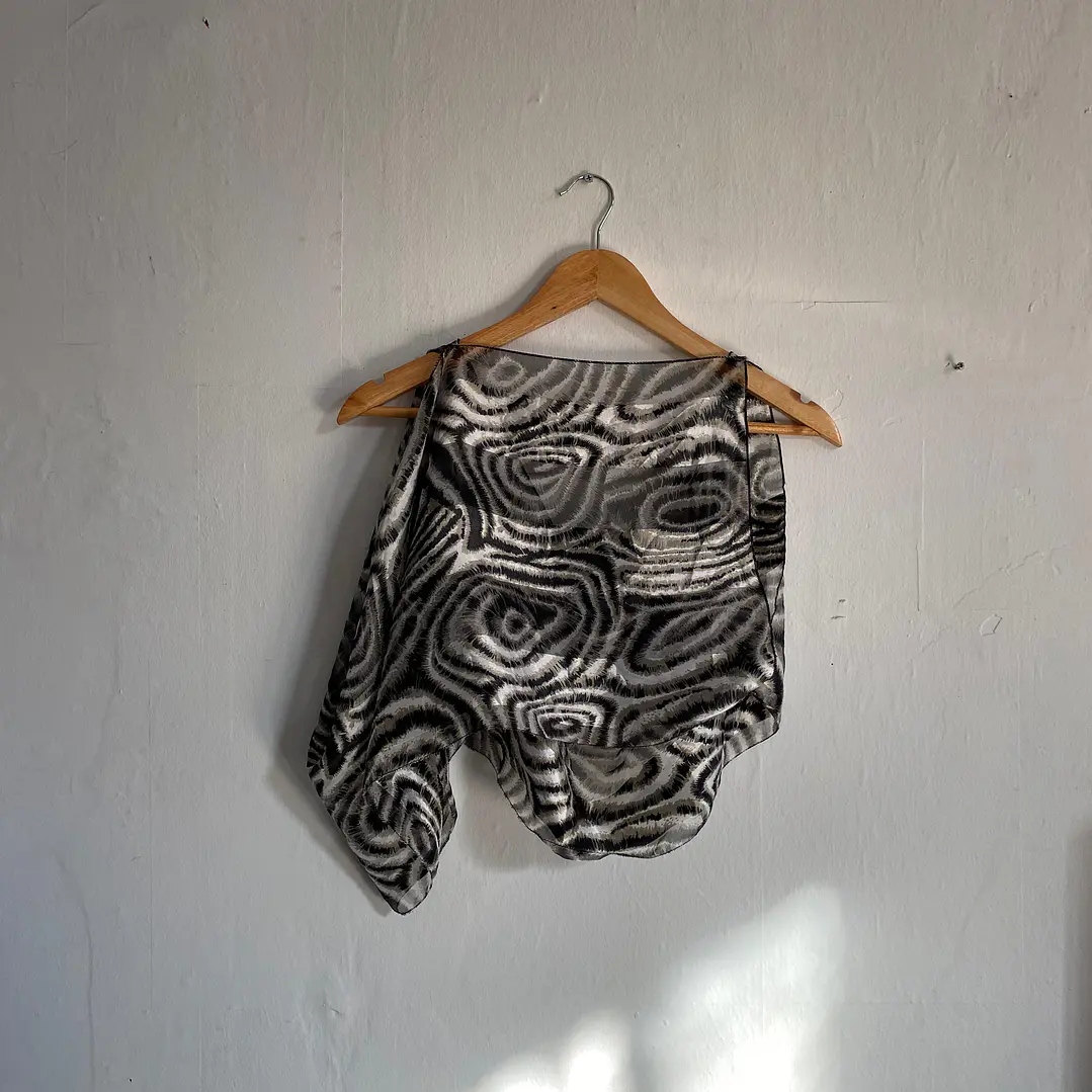 ZEBRA SCARF TOP 2