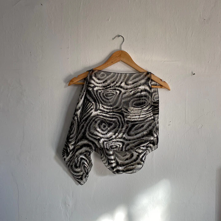 ZEBRA SCARF TOP 2