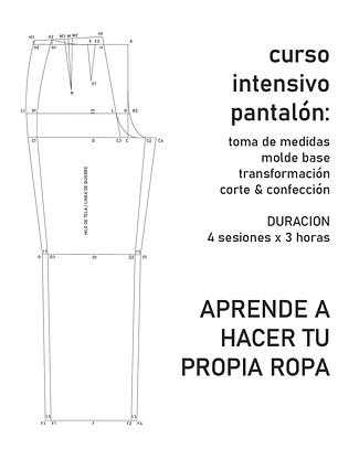 CURSO INTENSIVO PANTALON