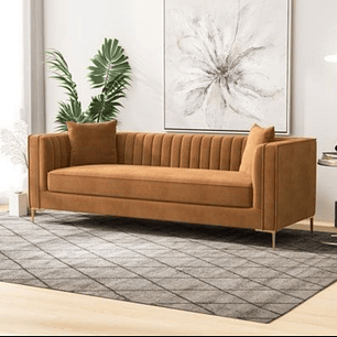 Sofá París (200 × 80 cm) (Color a elección)