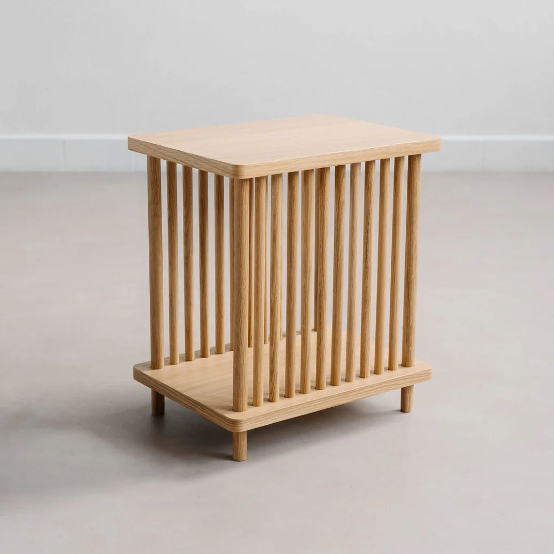 Mesita de madera para sala y dormitorio ideal para organizar 2