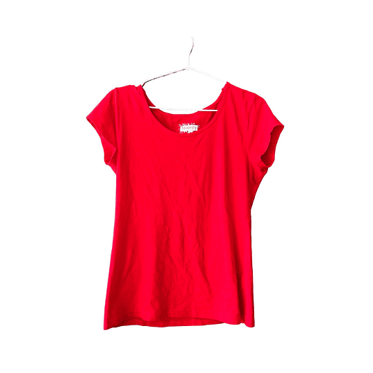 Polera roja, Talla S 