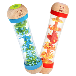 Sonajero palo lluvia (reciclado) Rojo