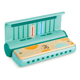 Juguete musical Harmonica Hape Learm with Ligths con carga (usado)