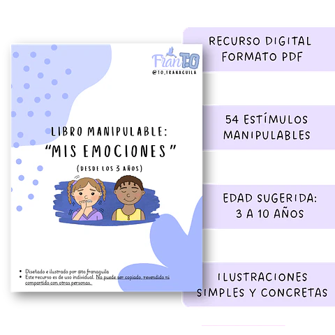 Libro manipulable mis emociones