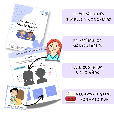 Libro manipulable mis emociones