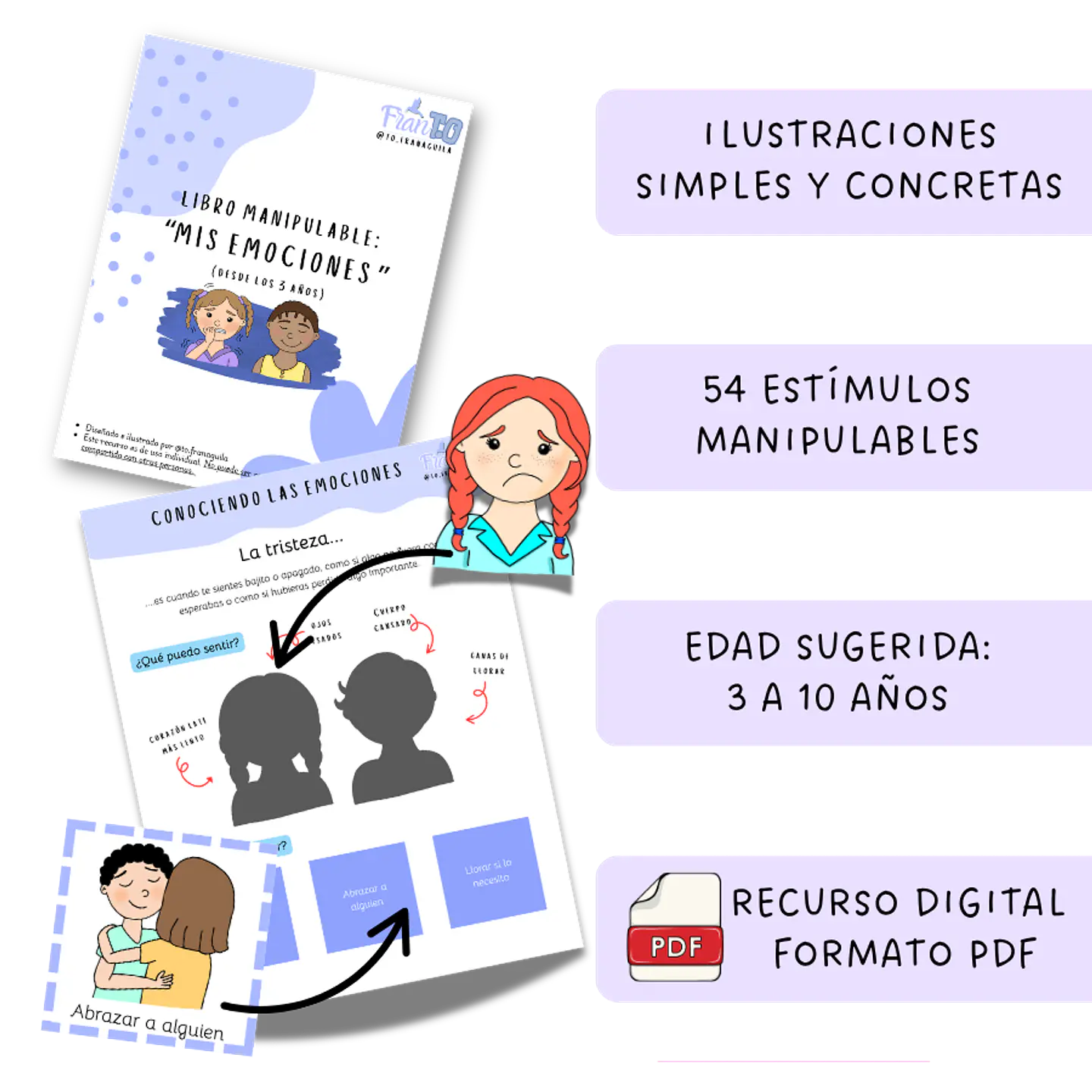 Libro manipulable mis emociones 1