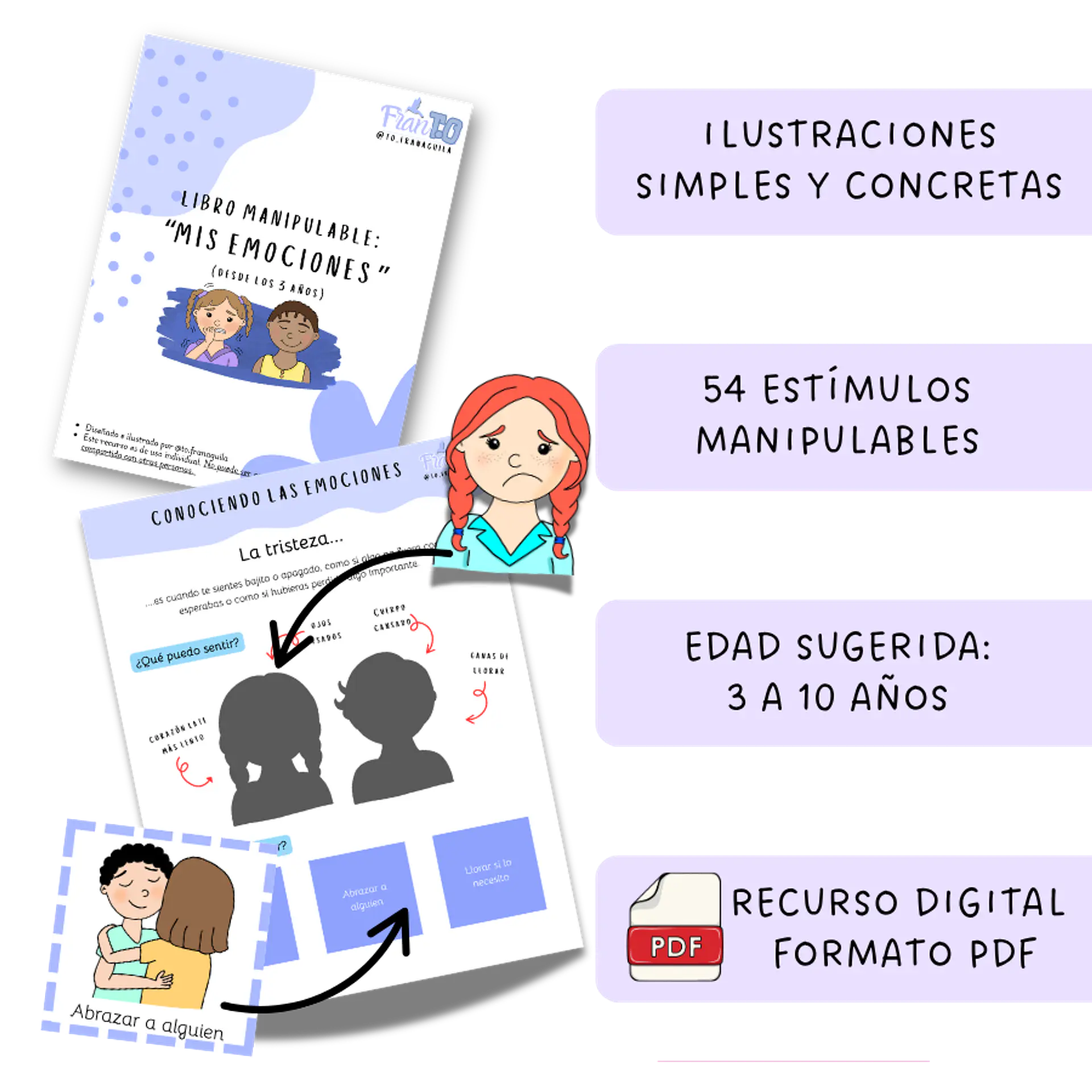 Libro manipulable mis emociones 1