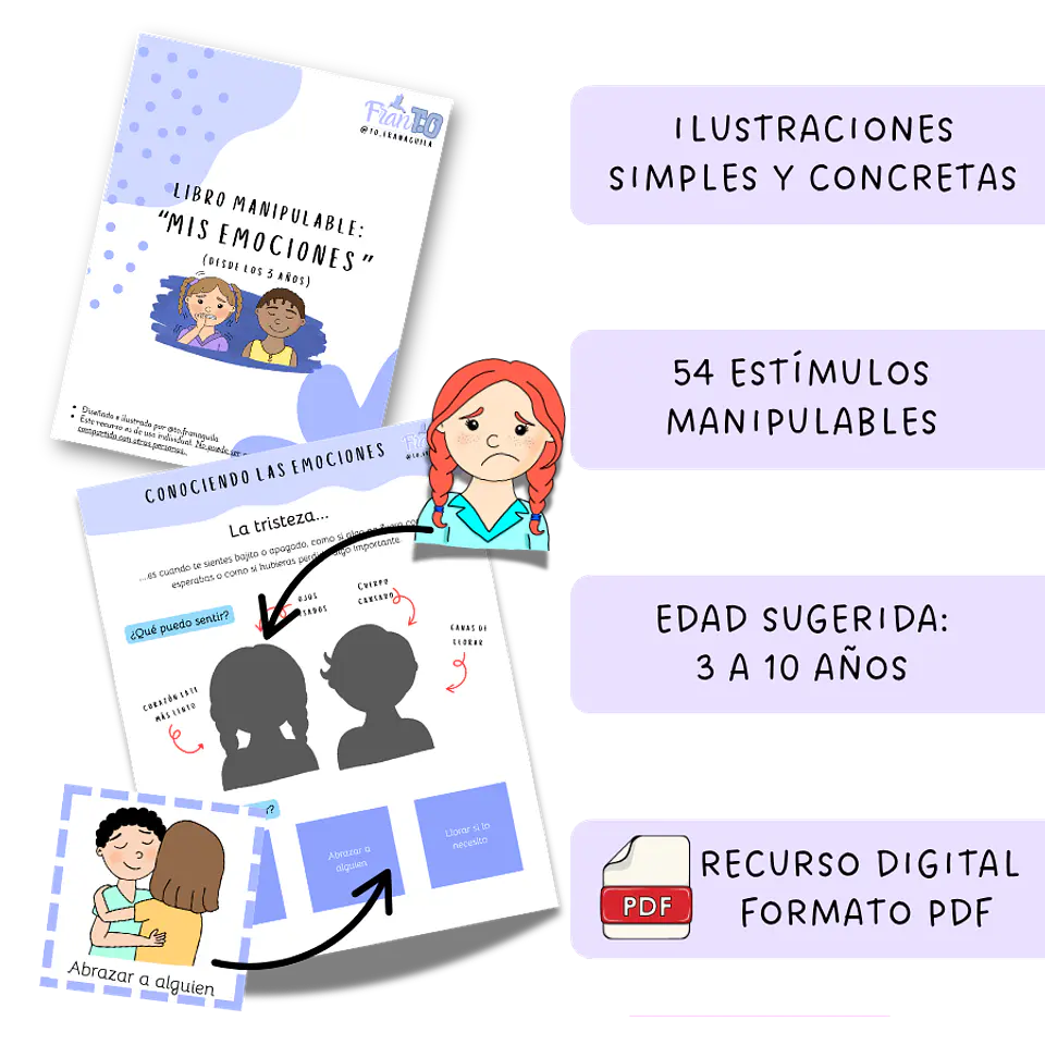Libro manipulable mis emociones 1