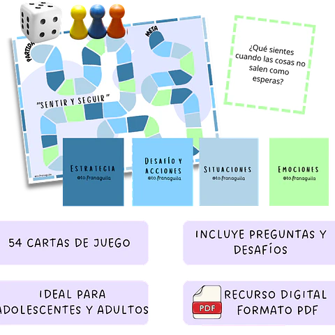 Sentir y seguir - juego de mesa