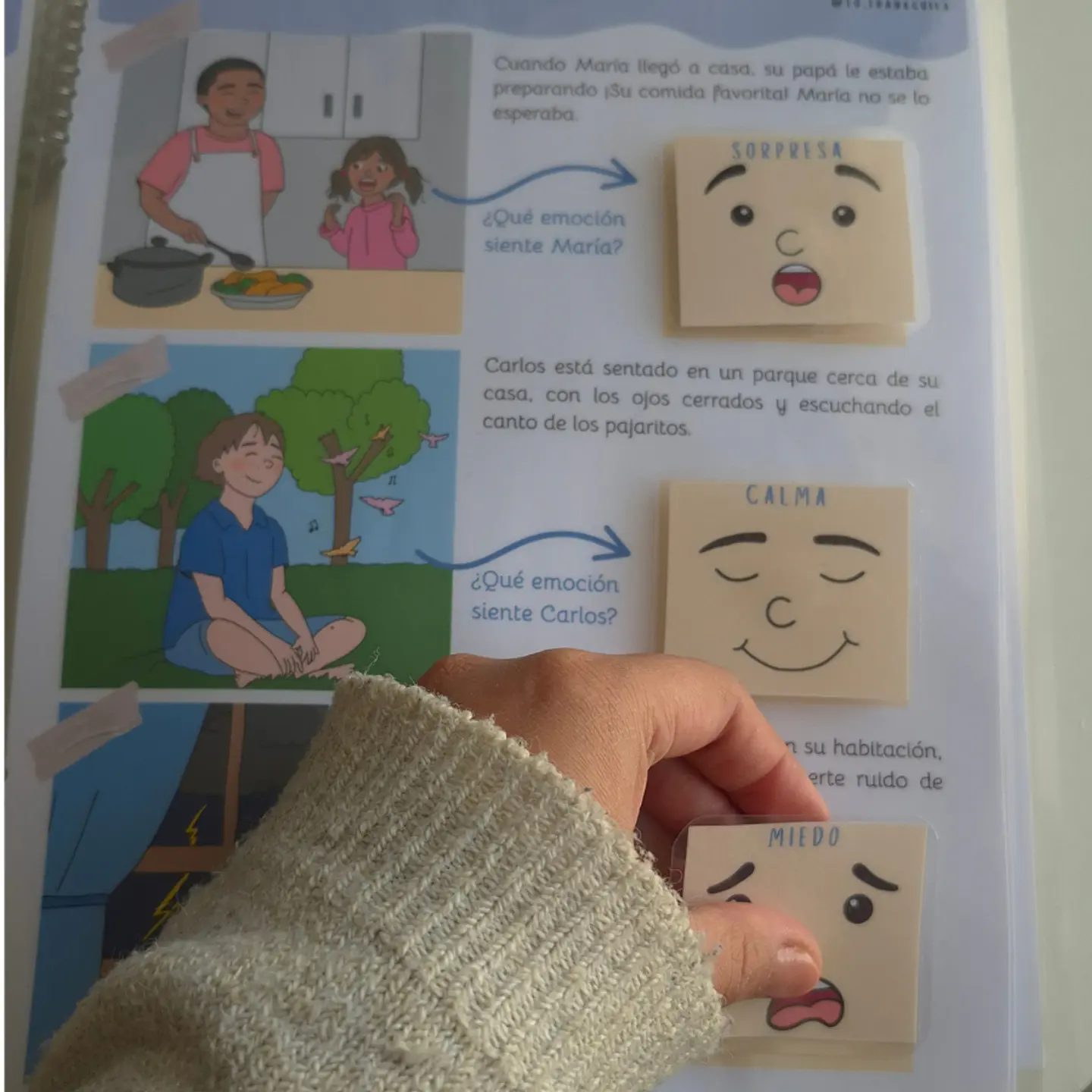 Libro manipulable mis emociones (físico) 2