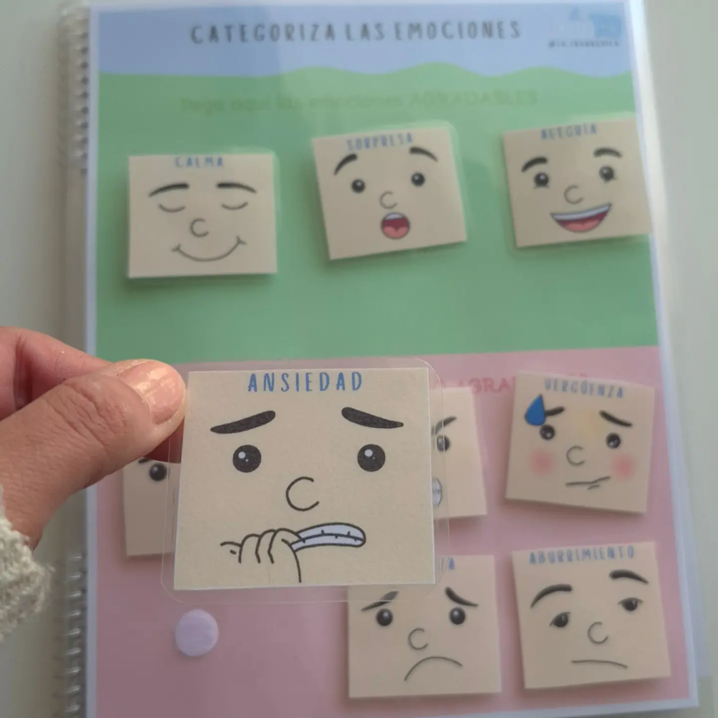 Libro manipulable mis emociones (físico) 4