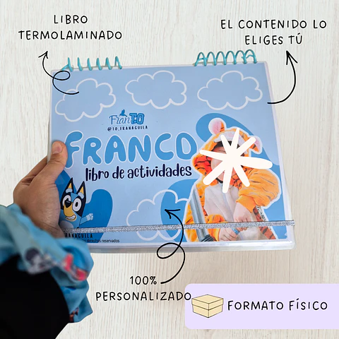 Libro manipulable personalizado